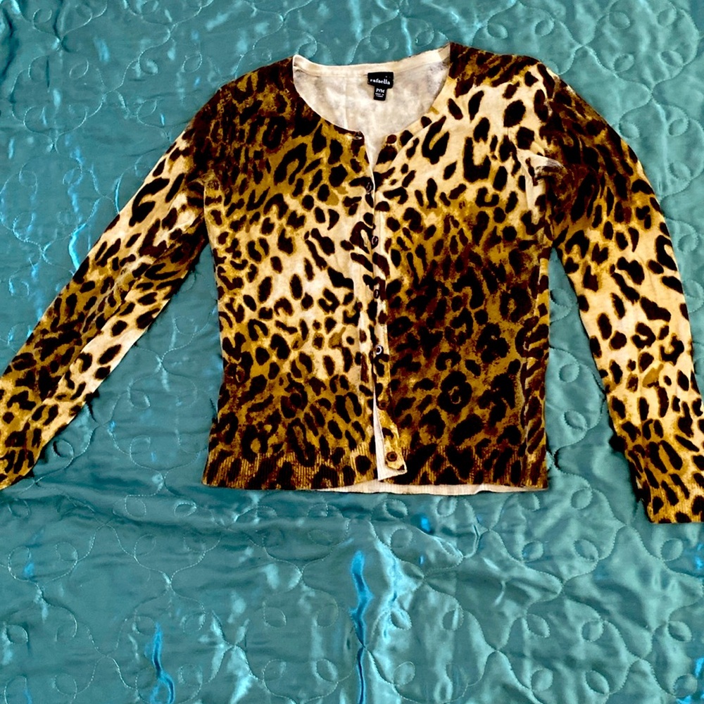 Lovely Rafella pm cheetah light sweater